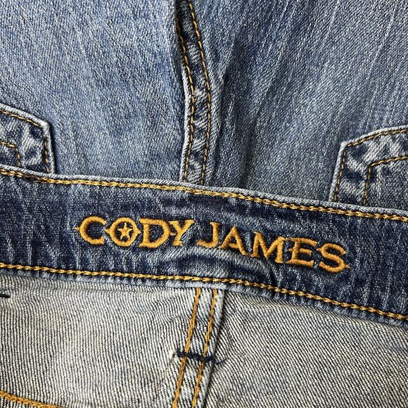Cody James Jeans Mens 32x35 Medium Wash‎ Equalizer Slim Straight Stretch Denim - Picture 2 of 10